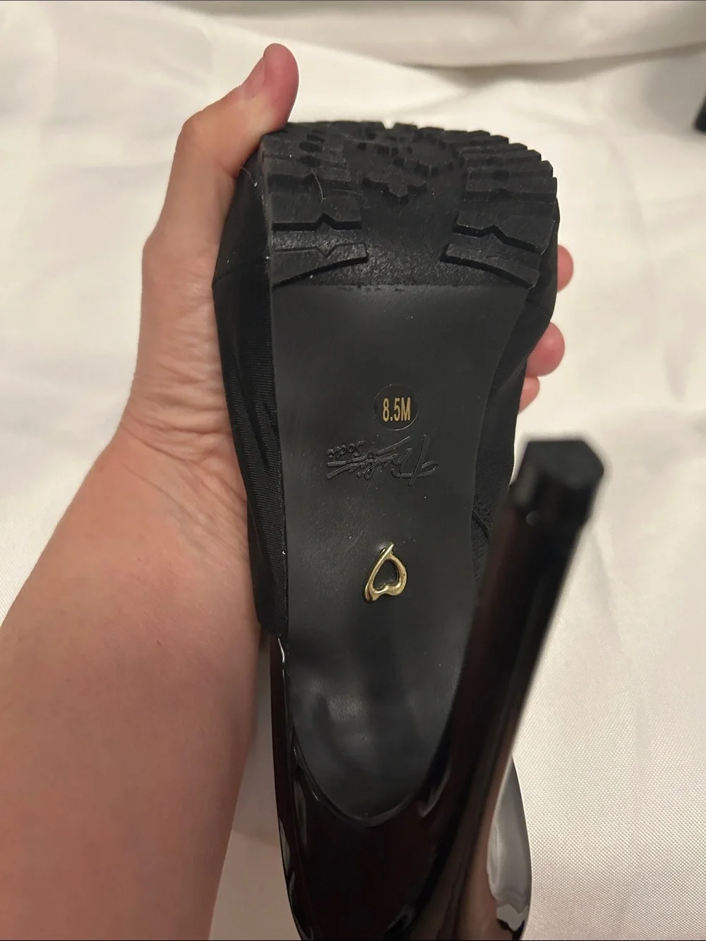 Thalia Sodi Black Open-Toe Stiletto Mule Heels